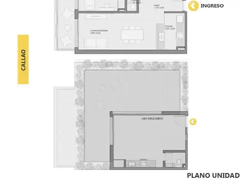 Venta departamento 3 dormitorios Pichincha Rosario