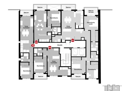 Departamento en Venta de Monoambiente