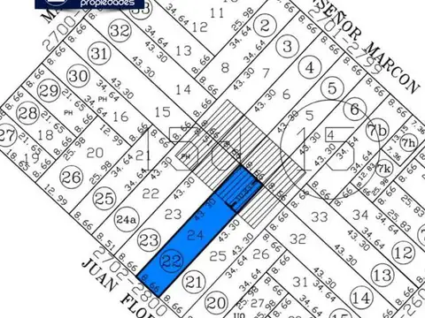 Terreno en Venta en San Justo, USD 320.000