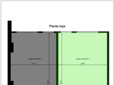 Local con frente a Av. Independencia.