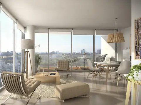 Av. Córdoba 4340 * - Torre 1 - 3º 07 - Depto. 2 amb. con amenities al frente incluye cochera