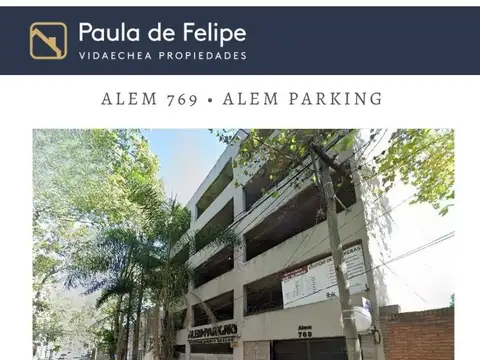 Cocheras En Venta • Alem Parking