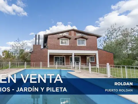 VENTA CASA 5 DORMITORIOS COCHERA, PARQUE Y PILETA