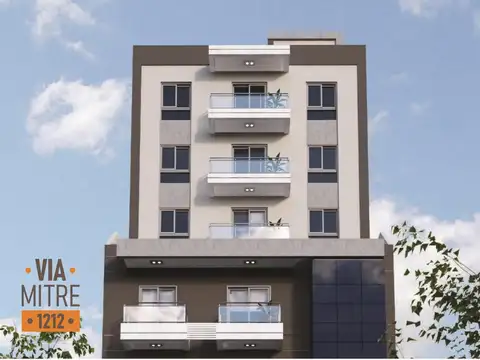 Exc.Depto Vta 1 Dorm c/balcon en obra Mitre al 1200
