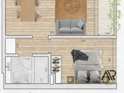 Departamento en Venta en Pocitos Nuevo , USD 186.800