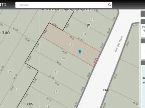 Terreno en Venta en Mar Azul, USD 63.000