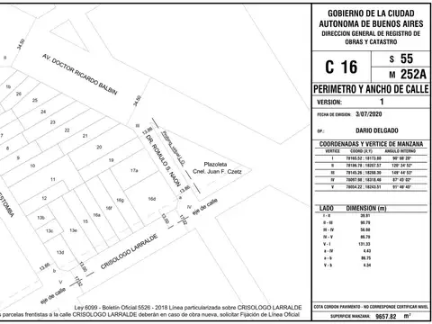 USAA 7 PISOS + 2 RETIROS 1040 Mts2 Vendibles