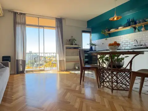 Venta luminoso 3 ambientes en Nuñez. Gran vista abierta.