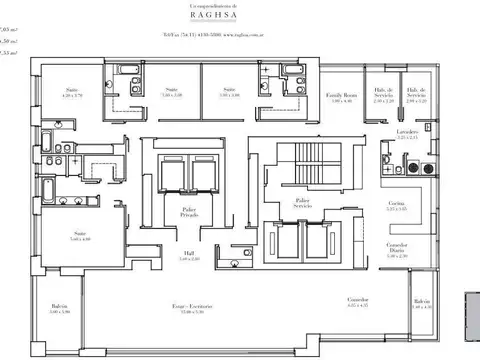 Departamento en Venta de 5 ambientes