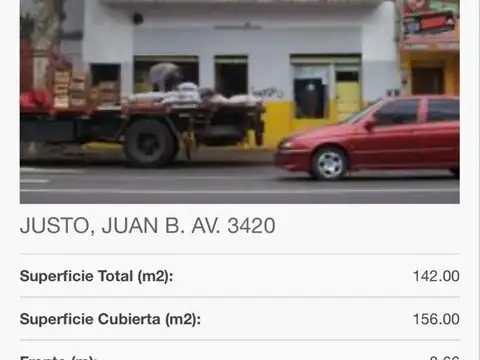 Terreno en Venta en Villa Crespo, USD 335.000