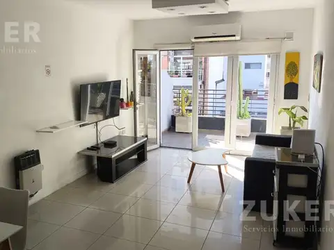 Departamento 2 ambientes con 1 baño