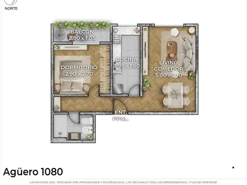 Departamento en Venta de 2 ambientes