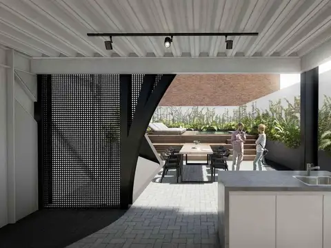 Departamento 2 ambientes con 1 baño