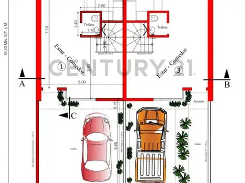 Casa en Venta con 2 cocheras