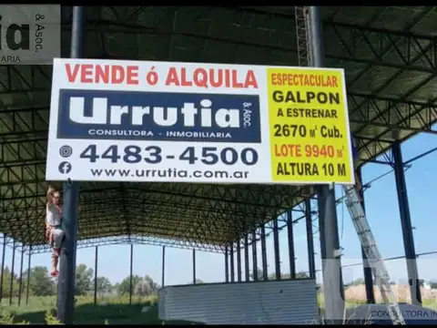 Galpon en Venta en Garin, USD 1.950.000