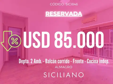 Departamento en Almagro