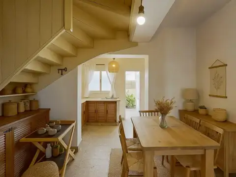 Casa 4 ambientes con 2 baños