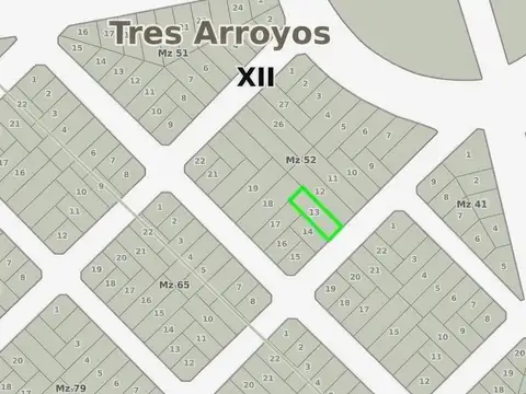 Terreno en Venta de 432,0 m2