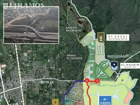 Terreno en Venta 17  mts Fondo