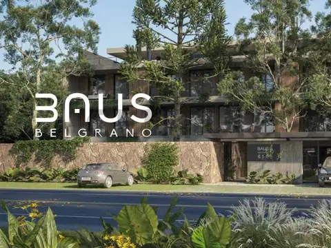 Departamento 2 dormitorios en pozo en venta City Bell con cochera y balcón con parrilla