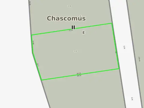 Terreno en Venta en Chascomus, USD 70.000