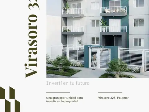 EN VENTA DEPARTAMENTOS NUEVOS DE 1, 2 Y 3 AMBIENTES; GRAN EMPRENDIMIENTO EN EL PALOMAR - FICHA 10080