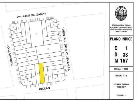 Terreno en Venta en Boedo, USD 258.000