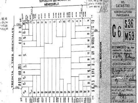 Terreno en Venta en Almagro, USD 450.000