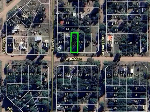 Terreno en Venta 37  mts Fondo