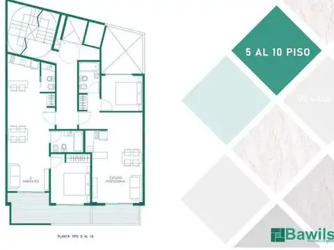 Departamento en Venta al Noroeste