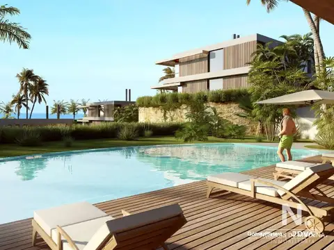 Casa Luxury frente al mar, Punta del Este. Barrio Privado, Playa Mansa