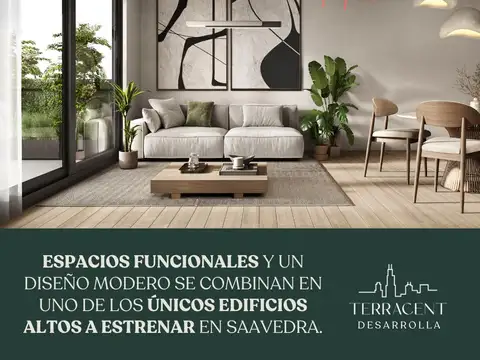 Departamento 3 ambientes con 1 baño