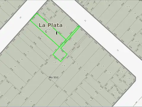 Terreno en Venta 10  mts Frente