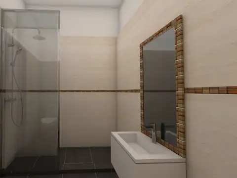 Departamento 2 ambientes con 1 baño