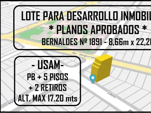 Terreno - Venta - Argentina, Capital Federal - Bernaldes 1891