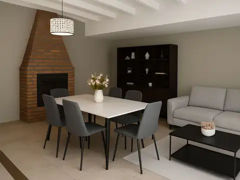 Casa 3 ambientes con 1 baño