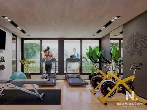 Departamento 2 ambientes con 1 baño