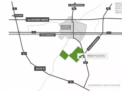 Terreno en Venta en General Rodriguez, USD 168.000