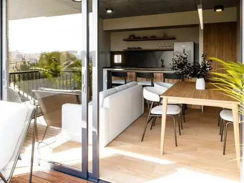 Departamento 2 ambientes con 1 baño