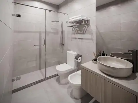 Departamento 3 ambientes con 2 baños