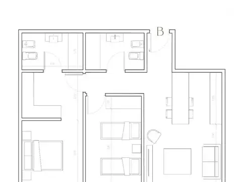 Departamento en Venta de 3 ambientes