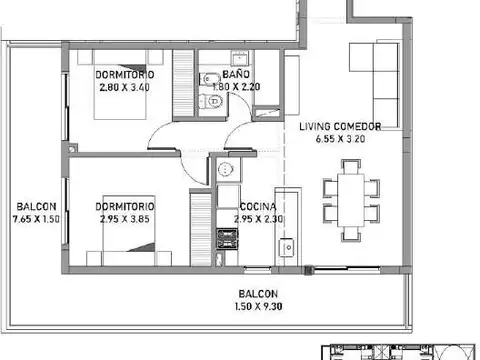 Departamento en Venta en Rosario, USD 95.500