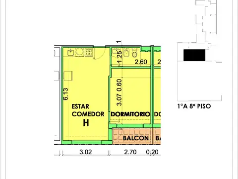 San Juan 645 8º H | San Juan 600