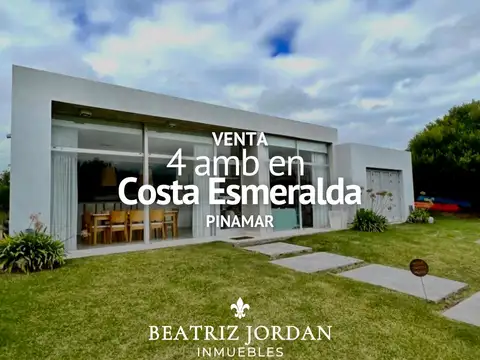 CASA 4 AMBIENTES EN VENTA, BARRIO PRIVADO COSTA ESMERALDA, PINAMAR