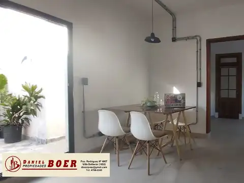 Casa 3 ambientes con 2 baños