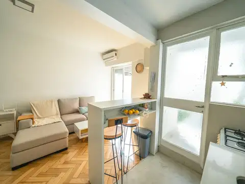 Departamento 2 ambientes con 1 baño