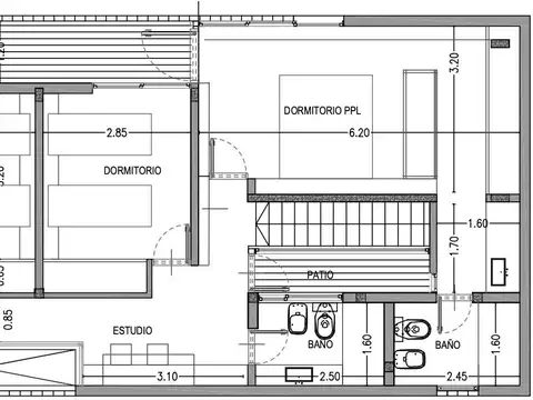 Casa 5 ambientes con 2 baños