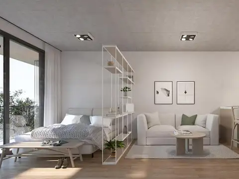 Departamento Monoambiente con 1 baño