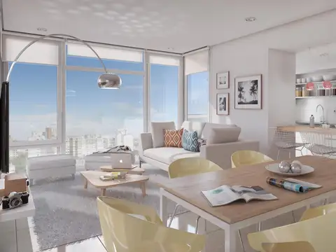 Departamento 2 ambientes con 1 baño