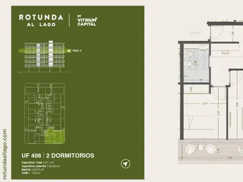 Rotunda al Lago 2 dorm Diciembre 2027